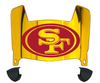 San Francisco 49ers Mini Football Helmet Visor Shield w/ Clips - PICK VISOR & LOGO COLOR