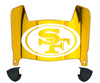 San Francisco 49ers Mini Football Helmet Visor Shield w/ Clips - PICK VISOR & LOGO COLOR