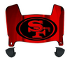 San Francisco 49ers Mini Football Helmet Visor Shield w/ Clips - PICK VISOR & LOGO COLOR