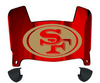 San Francisco 49ers Mini Football Helmet Visor Shield w/ Clips - PICK VISOR & LOGO COLOR