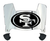 San Francisco 49ers Mini Football Helmet Visor Shield w/ Clips - PICK VISOR & LOGO COLOR