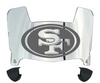 San Francisco 49ers Mini Football Helmet Visor Shield w/ Clips - PICK VISOR & LOGO COLOR