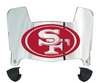 San Francisco 49ers Mini Football Helmet Visor Shield w/ Clips - PICK VISOR & LOGO COLOR