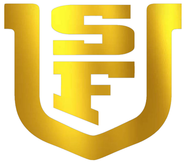 San Francisco Dons GOLD CHROME MIRROR Team Logo Premium DieCut Vinyl Decal PICK SIZE
