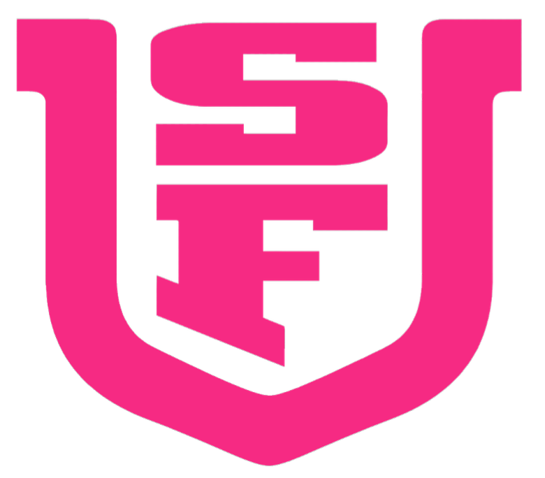 San Francisco Dons HOT PINK Team Logo Premium DieCut Vinyl Decal PICK SIZE