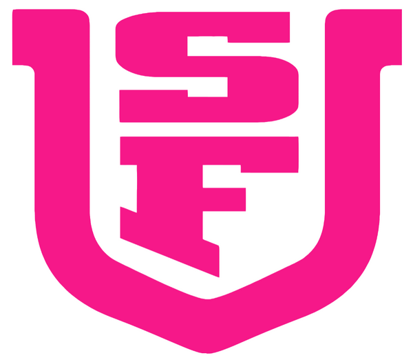 San Francisco Dons Hot Pink Team Logo Premium DieCut Vinyl Decal PICK SIZE