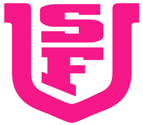 San Francisco Dons Hot Pink Team Logo Premium DieCut Vinyl Decal PICK SIZE