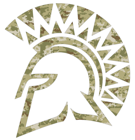 San Jose State Spartans Team Logo Salute to Service Camouflage Camo Vinyl Decal PICK SIZE