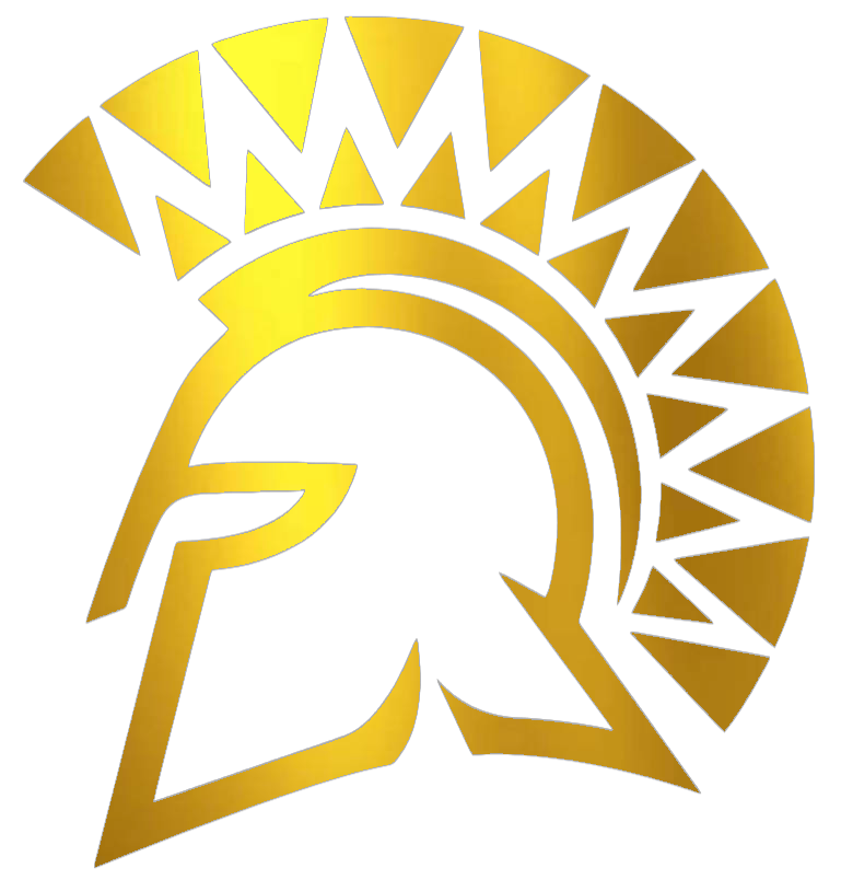 San Jose State Spartans GOLD CHROME MIRROR Team Logo Premium DieCut Vinyl Decal PICK SIZE