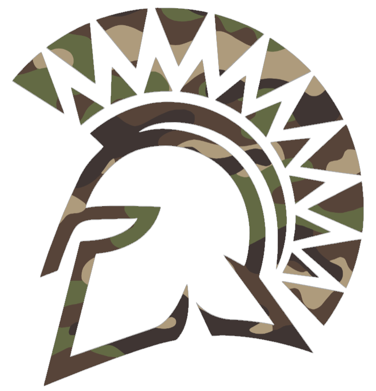 San Jose State Spartans Woodland Camo Camouflage Team Logo Premium DieCut Vinyl Decal PICK SIZE