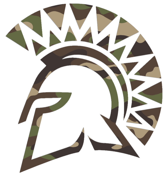 San Jose State Spartans Woodland Camo Camouflage Team Logo Premium DieCut Vinyl Decal PICK SIZE
