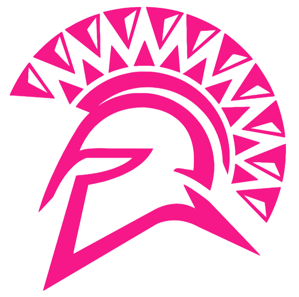 San Jose State Spartans Hot Pink Retro Throwback Logo Premium DieCut Vinyl Decal PICK SIZE