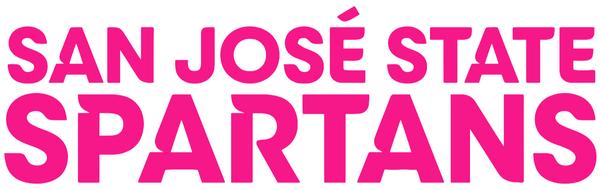 San Jose State Spartans Hot Pink Team Name Logo Premium DieCut Vinyl Decal PICK SIZE