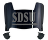 San Diego State Aztecs Mini Football Helmet Visor Shield w/ Clips - PICK VISOR & LOGO COLOR