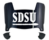 San Diego State Aztecs Mini Football Helmet Visor Shield w/ Clips - PICK VISOR & LOGO COLOR