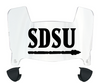 San Diego State Aztecs Mini Football Helmet Visor Shield w/ Clips - PICK VISOR & LOGO COLOR