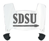 San Diego State Aztecs Mini Football Helmet Visor Shield w/ Clips - PICK VISOR & LOGO COLOR