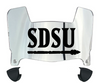 San Diego State Aztecs Mini Football Helmet Visor Shield w/ Clips - PICK VISOR & LOGO COLOR