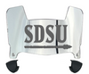 San Diego State Aztecs Mini Football Helmet Visor Shield w/ Clips - PICK VISOR & LOGO COLOR