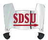 San Diego State Aztecs Mini Football Helmet Visor Shield w/ Clips - PICK VISOR & LOGO COLOR