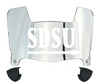 San Diego State Aztecs Mini Football Helmet Visor Shield w/ Clips - PICK VISOR & LOGO COLOR