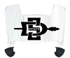 San Diego State Aztecs Mini Football Helmet Visor Shield w/ Clips - PICK VISOR & LOGO COLOR