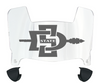San Diego State Aztecs Mini Football Helmet Visor Shield w/ Clips - PICK VISOR & LOGO COLOR