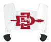 San Diego State Aztecs Mini Football Helmet Visor Shield w/ Clips - PICK VISOR & LOGO COLOR