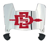 San Diego State Aztecs Mini Football Helmet Visor Shield w/ Clips - PICK VISOR & LOGO COLOR
