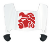 San Diego State Aztecs Mini Football Helmet Visor Shield w/ Clips - PICK VISOR & LOGO COLOR