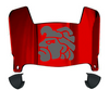 San Diego State Aztecs Mini Football Helmet Visor Shield w/ Clips - PICK VISOR & LOGO COLOR