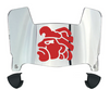 San Diego State Aztecs Mini Football Helmet Visor Shield w/ Clips - PICK VISOR & LOGO COLOR