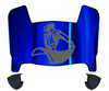 San Diego Toreros Mini Football Helmet Visor Shield w/ Clips - PICK VISOR & LOGO COLOR
