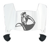 San Diego Toreros Mini Football Helmet Visor Shield w/ Clips - PICK VISOR & LOGO COLOR