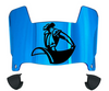 San Diego Toreros Mini Football Helmet Visor Shield w/ Clips - PICK VISOR & LOGO COLOR