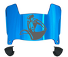 San Diego Toreros Mini Football Helmet Visor Shield w/ Clips - PICK VISOR & LOGO COLOR