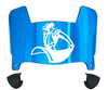 San Diego Toreros Mini Football Helmet Visor Shield w/ Clips - PICK VISOR & LOGO COLOR