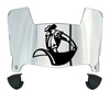 San Diego Toreros Mini Football Helmet Visor Shield w/ Clips - PICK VISOR & LOGO COLOR