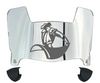 San Diego Toreros Mini Football Helmet Visor Shield w/ Clips - PICK VISOR & LOGO COLOR