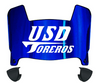 San Diego Toreros Mini Football Helmet Visor Shield w/ Clips - PICK VISOR & LOGO COLOR