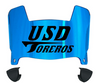 San Diego Toreros Mini Football Helmet Visor Shield w/ Clips - PICK VISOR & LOGO COLOR