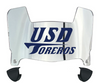 San Diego Toreros Mini Football Helmet Visor Shield w/ Clips - PICK VISOR & LOGO COLOR