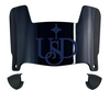 San Diego Toreros Mini Football Helmet Visor Shield w/ Clips - PICK VISOR & LOGO COLOR
