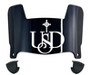San Diego Toreros Mini Football Helmet Visor Shield w/ Clips - PICK VISOR & LOGO COLOR
