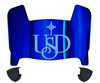 San Diego Toreros Mini Football Helmet Visor Shield w/ Clips - PICK VISOR & LOGO COLOR