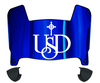 San Diego Toreros Mini Football Helmet Visor Shield w/ Clips - PICK VISOR & LOGO COLOR