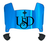 San Diego Toreros Mini Football Helmet Visor Shield w/ Clips - PICK VISOR & LOGO COLOR