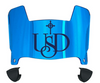 San Diego Toreros Mini Football Helmet Visor Shield w/ Clips - PICK VISOR & LOGO COLOR