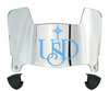 San Diego Toreros Mini Football Helmet Visor Shield w/ Clips - PICK VISOR & LOGO COLOR