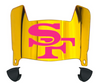 San Francisco 49ers Limited Edition Mini Football Helmet Visor Shield w/ Clips - PICK VISOR & LOGO COLOR